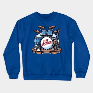 Step Brothers Drum Fan Art Crewneck Sweatshirt